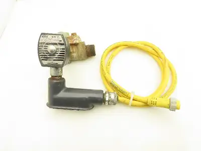 Asco Red Hat II EF8210G014 Brass Solenoid Valve 2-Way 1" NPT 120V Normally Open
