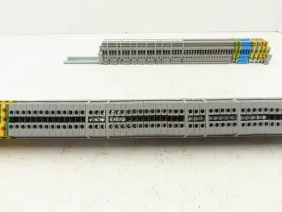 Entrelec Terminal Block DIN Rail Lot of 140