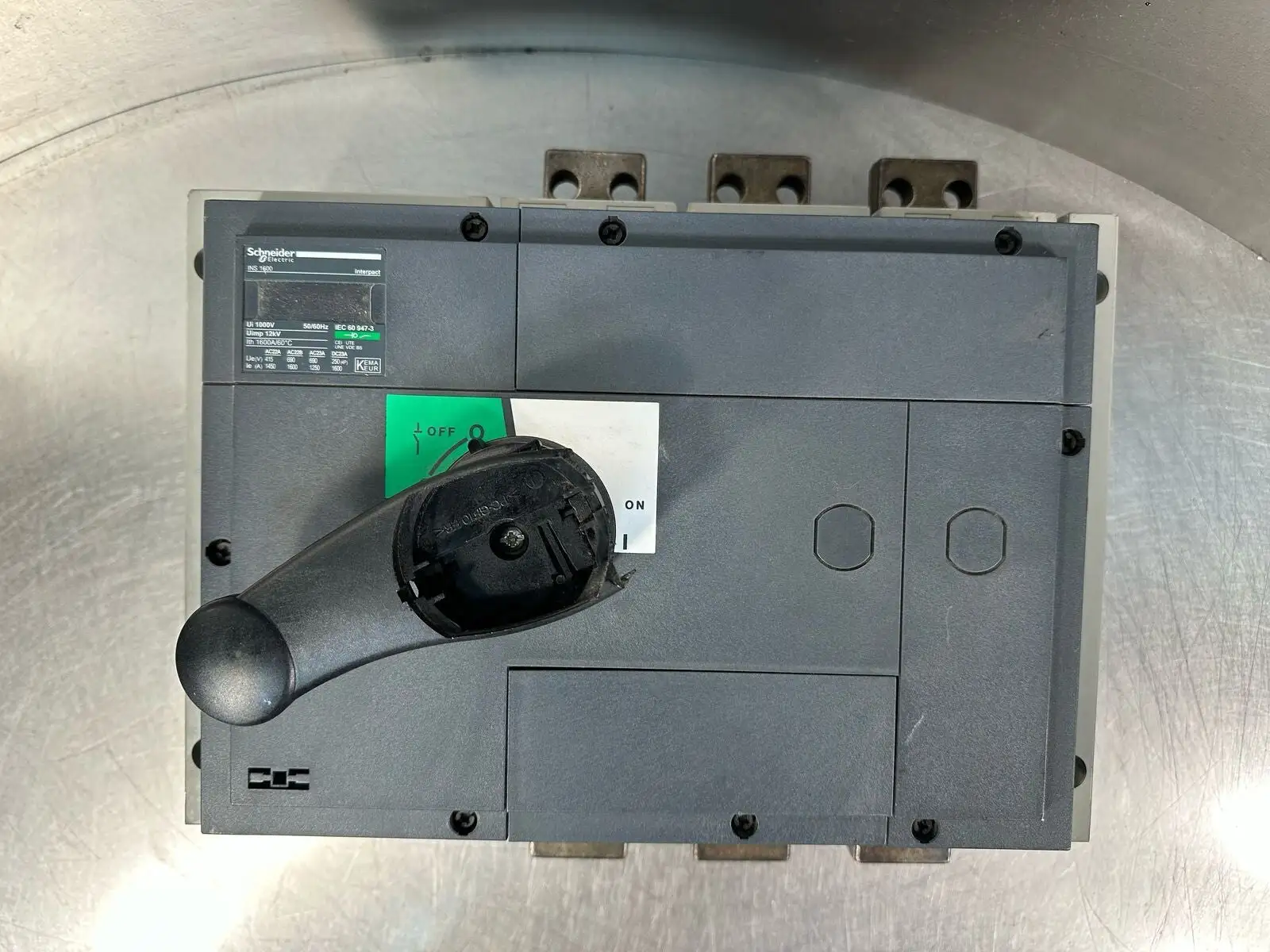 Schneider Load isolator Interpact INS-1600 switch disconnector (2.6.1)
