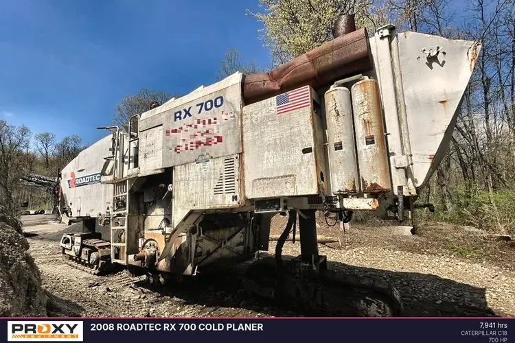 Used 2008 ROADTEC RX 700 COLD PLANER Cold Planers Louisiana US | Proxy Equipment #1384903