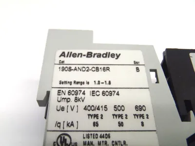 USED ALLEN-BRADLEY COMPACT COMBO STARTER 1.0-1.6A