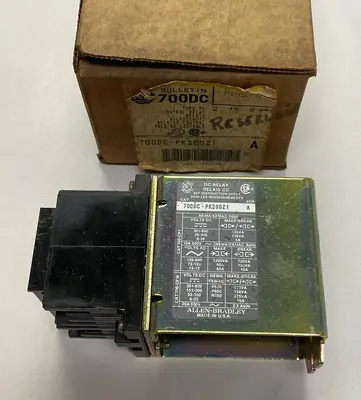 Used ALLEN-BRADLEY 700DC-PK200Z1 Miscellaneous Equipment (Electrical & Power) Ohio US | Surplus Asset Holdings #1242938