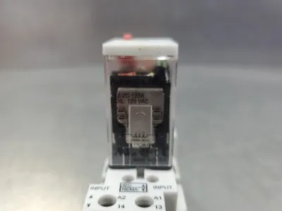 Automation Direct 782-2C-120A Relay w/782-2C-SKT Base, *Missing Tab** 4B-35