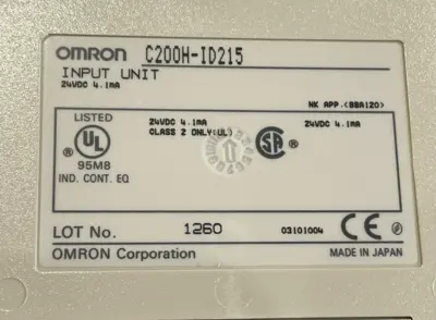 NEW OMRON C200H-ID215 INPUT MODULE 24VDC C200HID215