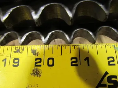 60-4 chain Vintage Sprocket Gear Combo Cast Iron 33-1/2"x7" Industrial Steampunk