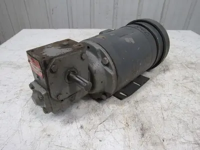 Hub City 02-20-21501-184 Double Shaft Gear Box 5:1 Ratio W/1/2HP 90a/100F DC