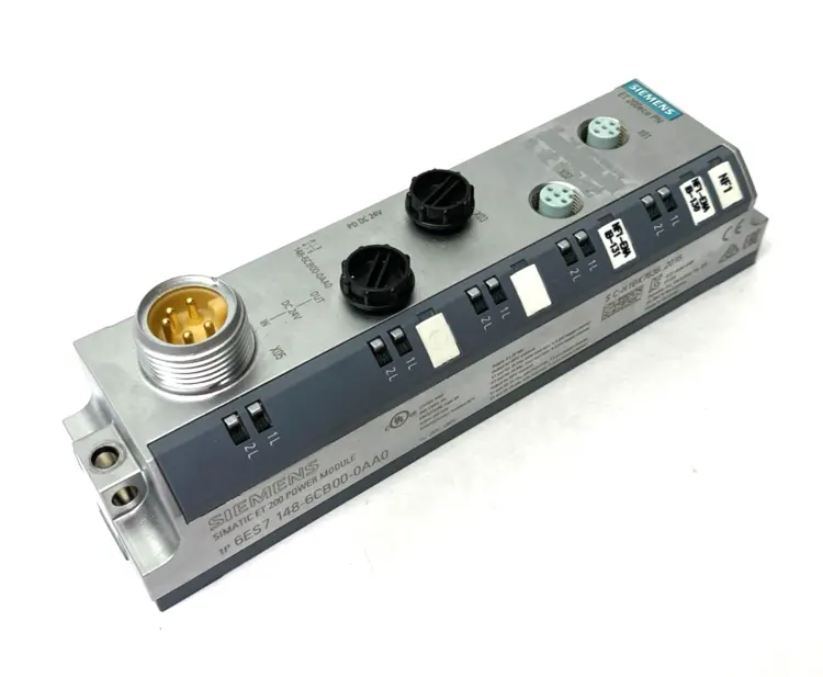 Used SIEMENS SIMATIC DP ET200ECO PN, POWER DISTRIBUTOR DC24V Misc Industrial Equipment | Maverick Industrial Sales #1099053