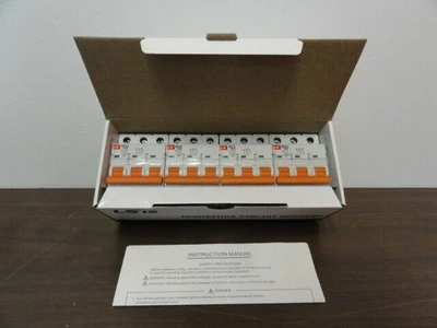 NEW Case of 4 LSis BKN-b D40A Miniature Circuit Breakers, 240VAC, Type D 3-Pole