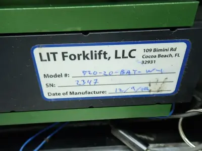 USED LIT FORKLIFT 52020BATW1