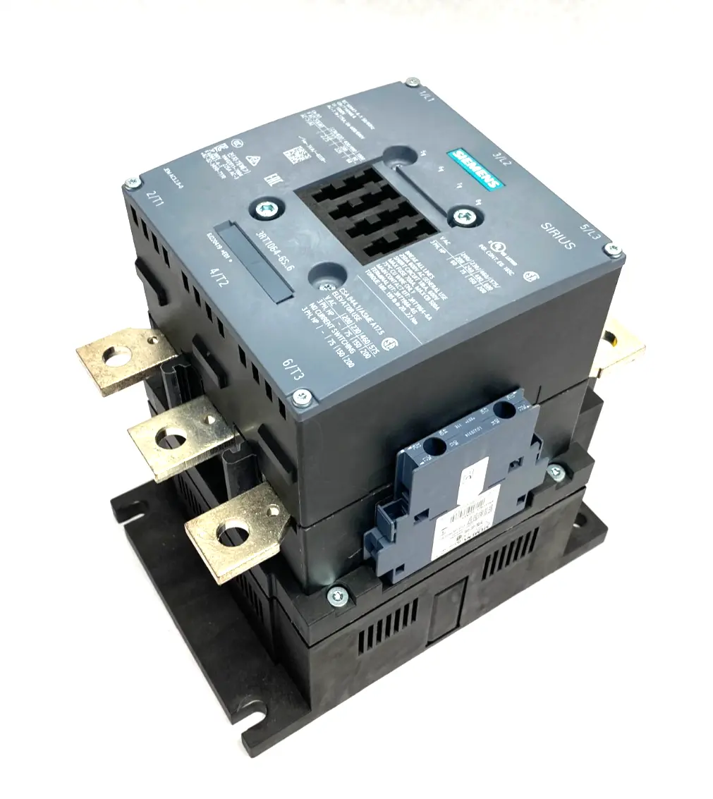USED SIEMENS SIRIUS POWER CONTACTOR 3-POLE, UP TO 250KW