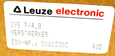 NEW LEUZE ELECTRONIC IVS 9/4.8 PHOTO ELECTRIC AMPLIFIER IVS948