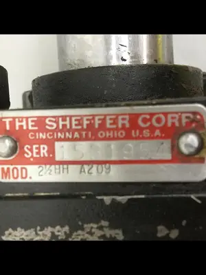 USED SHEFFER 2 1/2HH A209