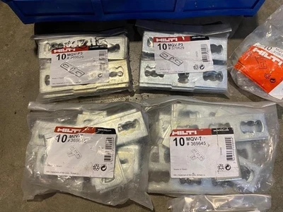 Large Lot Of Modular Support Electrical MQ MQV-P3 Channel tie MQV-P