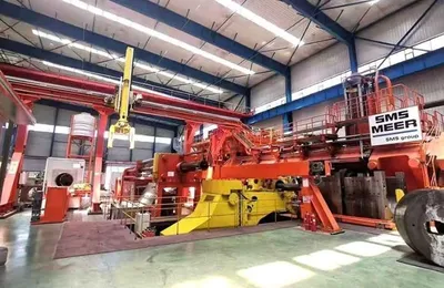 SMS 16,000  TON HORIZ DIRECT SINGLE ACTION EXTRUSION PRESS (14552) PRESSES, EXTRUSION | Machinery International LLC (1)