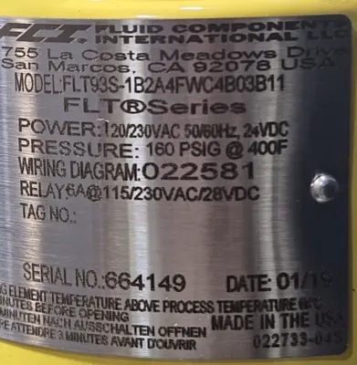 Used FCI _UNKNOWN_ Air Velocity and Flow South Carolina US | Palmetto Automation #1158866