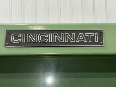 10' X 3/8" CINCINNATI MODEL #375X10 HYDRAULIC SHEAR: STOCK #22818