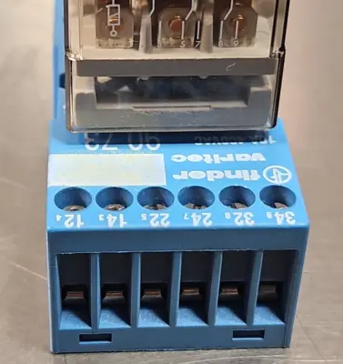 Finder 60.13 10A 250V 24VDC Relay W/90.73 Base Rail Mount Loc4B47