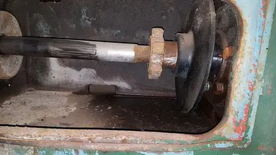 USED EMSCO D-300, 4.75-7.25 X 14 DUPLEX MUD PUMP PACKAGE
