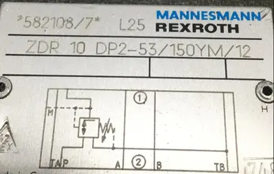 Used REXROTH ZDR 10 DP2-53/150YM/12 Valves/Fittings Michigan US | Ideal Machinery #1288772