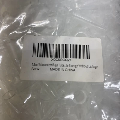 **New Centrifuge Tube 1.5 ml Locking Snap Cap Storage Without Leakage#