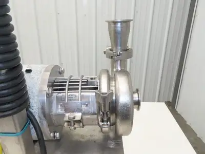 SPX Waukesha C114 Stainless Sanitary Centrifugal Pump 1.5x1.5" 1Hp 115/230V 1PH