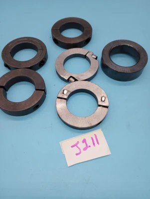 LOT OF 6  USED Metal  Shaft Collar  Clamp