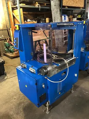 USED 2002 MOSCA AUTOMATIC CROSS STRAPPERS RO-TRI-4 & 2002 RO-TR500-4