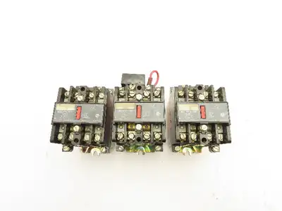 Allen Bradley 700-N220A1 AC Contactor Relay 120V Coil Lot of 3