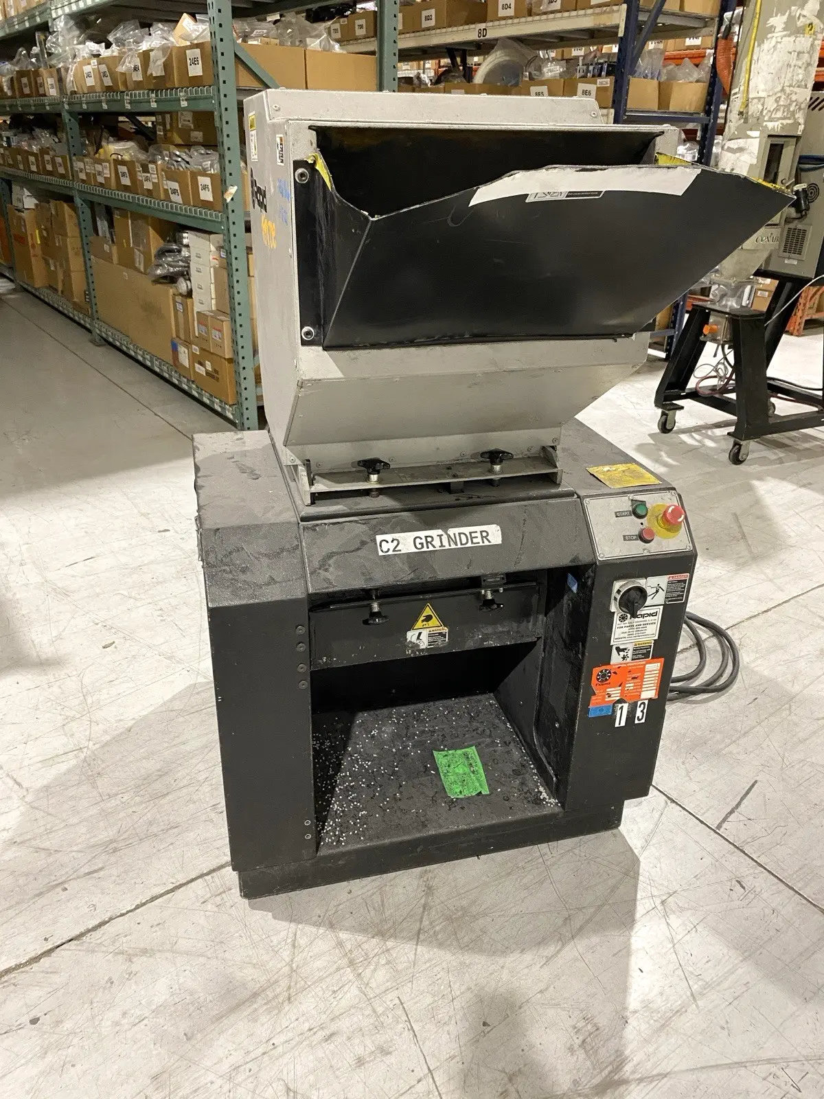 F-19K | Rapid Force Granulator  480V For Repair - For parts or not working