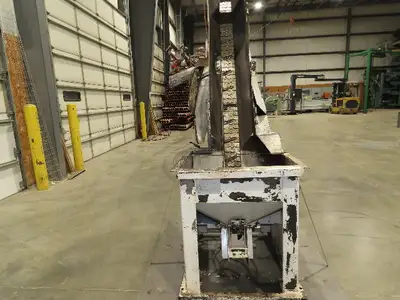 Spectrum Automation 0345HD Steel Hopper Parts Feeder Floorbin Elevator Conveyor