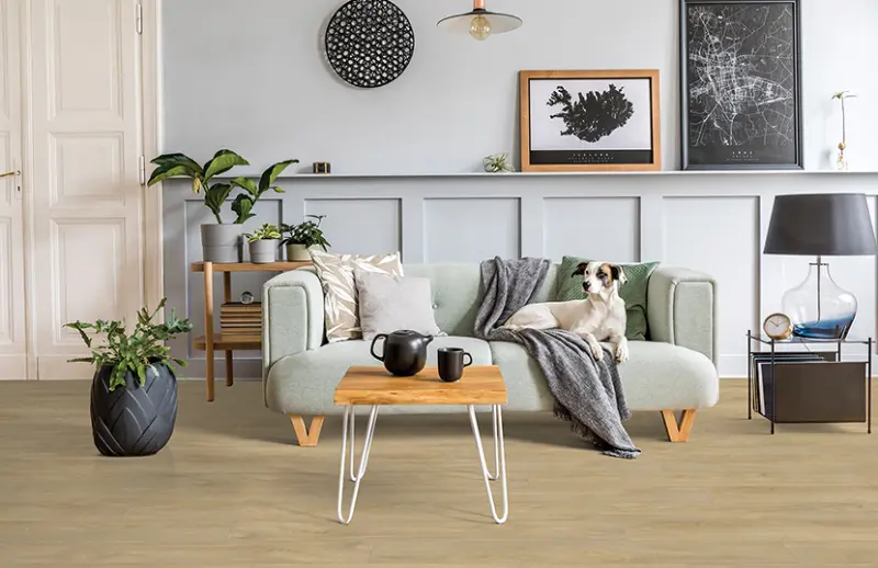 401 SQ FT  of HD Brushed Oak Water PROOF  LVP - 6.5" x 48" -  Augusta - LVW