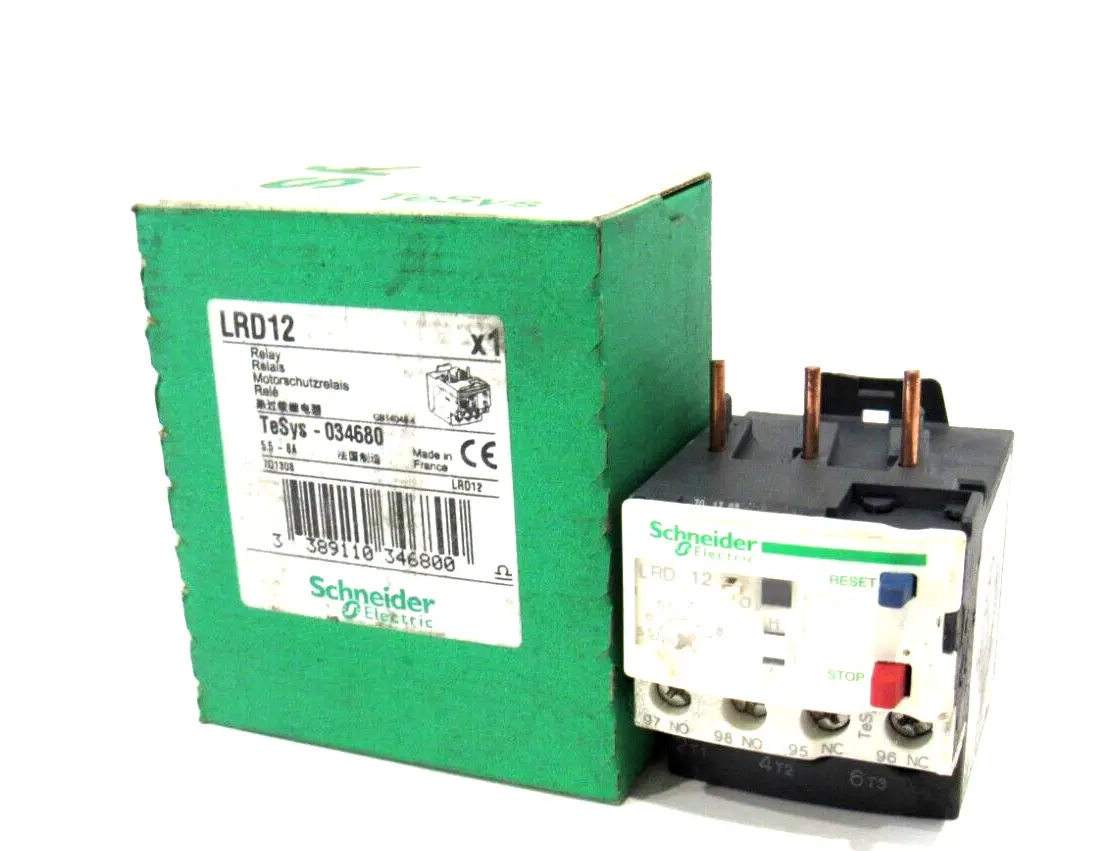 NEW SCHNEIDER ELECTRIC LRD12 OVERLOAD RELAY