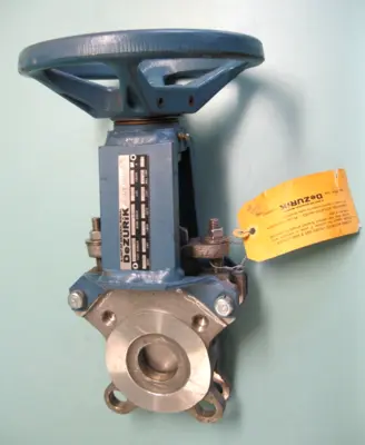 2" 150# DeZurik Style KGS (9321686) Actuated SS Knife Gate Valve NEW H20