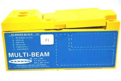 NEW BANNER SBF1 MULTIBEAM SCANNER BLOCK