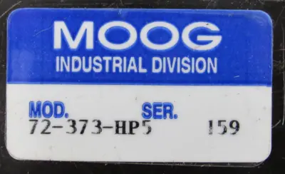 USED MOOG 72-373-HP5 SERVO VALVE 72373HP5