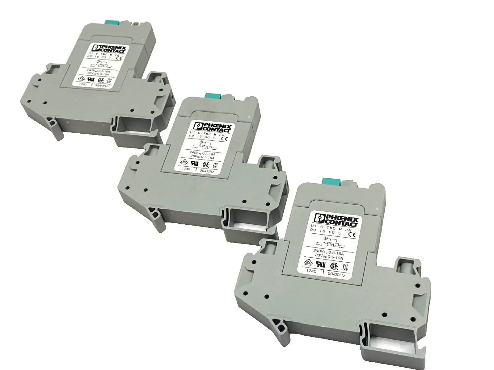 Used Phoenix Contact Thermomagnetic Circuit Breaker 0916605 LOT OF 3 Circuit Breakers Michigan US | Maverick Industrial Sales #1394210