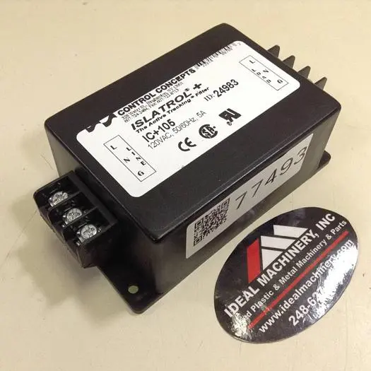 Used CONTROL CONCEPTS IC 105 Filters | Ideal Machinery #620607