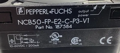 PEPPERL & FUCHS NCB50-FP-E2-C-P3-V1 Proximity Sensor 10-60VDC 5E-32