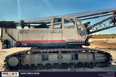 Used 2006 TEREX HC80 Crawler Cranes Louisiana US | Proxy Equipment #1377802