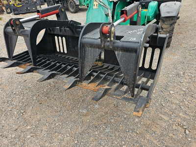 Used 2024 MID STATE 72" ROCK GRAPPLE Grapple Buckets Oklahoma US | OT Truck & Tractor Sales #1383860