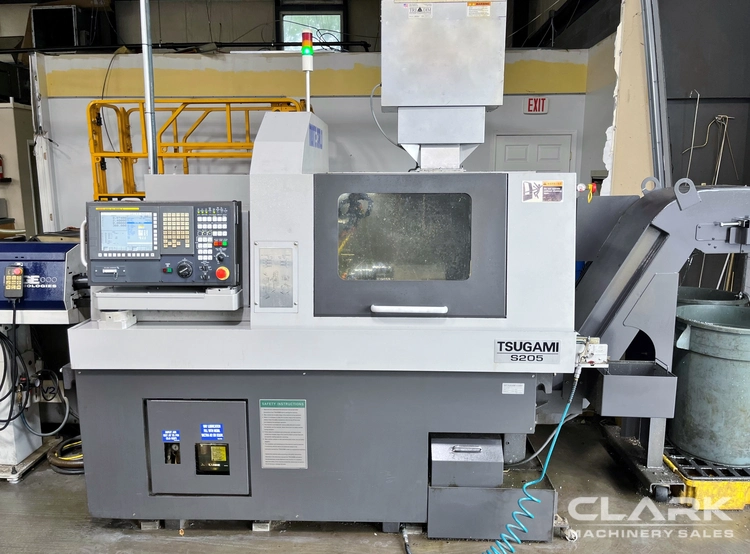 2018 TSUGAMI S205 Swiss Screw Machines | Clark Machinery Sales, LLC