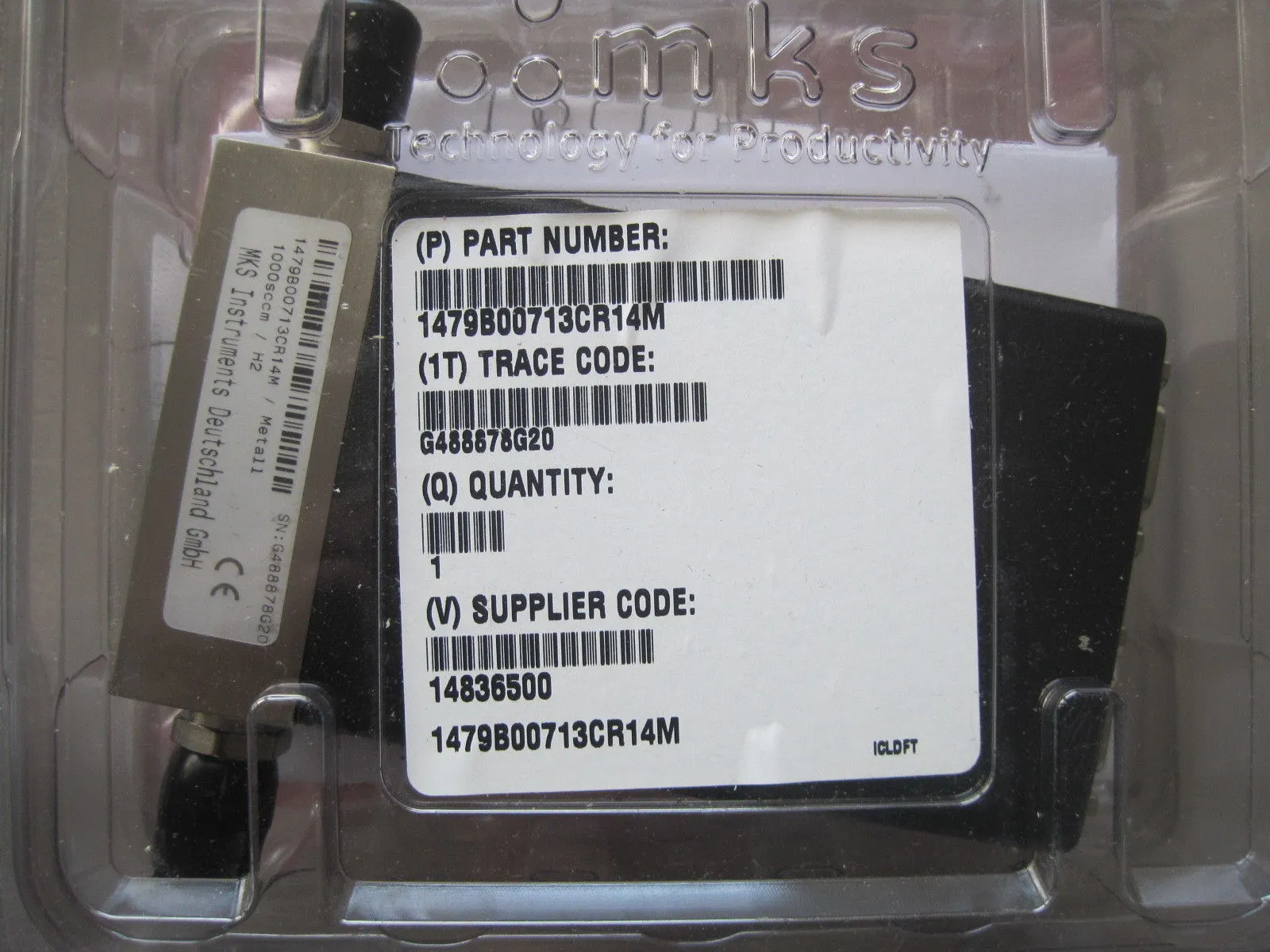 NEW MKS 1479B00713CR14M MASS FLOW CONTROLLER