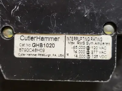 USED CUTLER-HAMMER GHB120