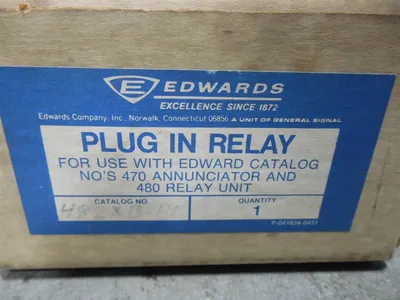 Edwards 482XB-P1 Plug-In Relay Module New NIB