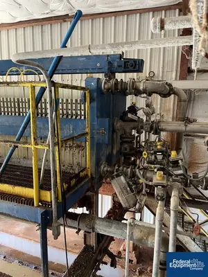 USED Durco 47.24" (1200 MM) Durco Filter Press, Model EPMM1200/32-52