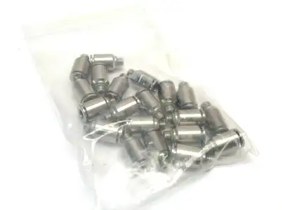 No p/n | Festo Push-To-Connect Pneumatic Fittings Stainless Steel 6mm OD Tube LOT OF 20 - New Other