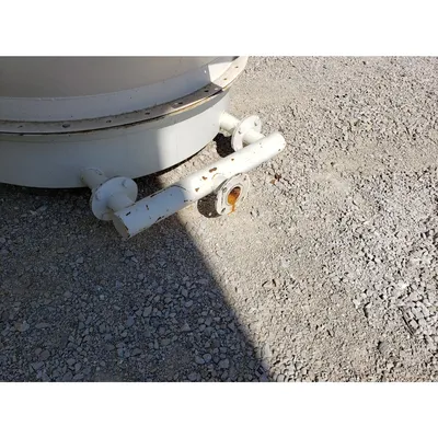 Used 175 cu/ft KISE Air Pad Bin Bottom Receiving Hopper with Fluidizing Bottom