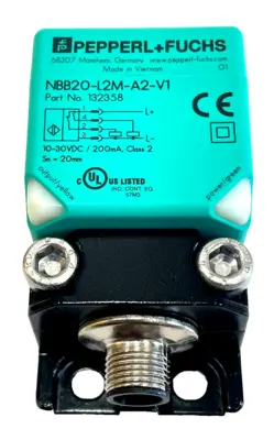 NEW PEPPERL+FUCHS NBB20-L2M-A2-V1 INDUCTIVE SENSOR 132358 NBB20L2MA2V1
