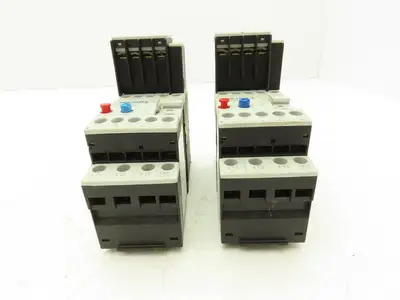 Siemens 3RU1116-1BB0 Motor Starter Contactor Relay 24V Coil 5Hp 600V Lot of 2
