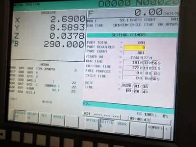 2013 NEWAY HM503T Horizontal Machining Centers | Midstate Machinery (12)